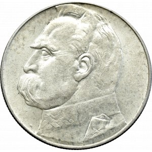 II Rzeczpospolita, 10 złotych 1938, Piłsudski