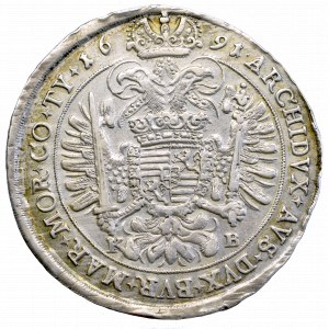 Austria, Leopold I, talar 1691 KB, Krzemnica
