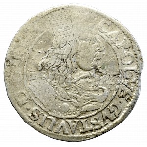 Szwedzka okupacja Elbląga, Karol X, Ort 1657, Elbląg - rzadki