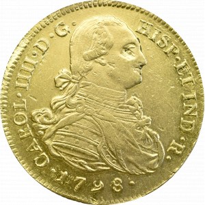 Kolumbia, Karol IV, 8 Escudo 1798 Popayan