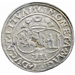 Sigismund II Augustus, 4 groschen 1568 Vilnius