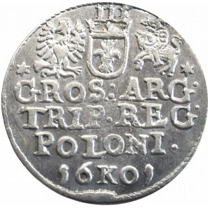 Zygmunt III Waza, Trojak 1601, Kraków - nieopisany GROS: