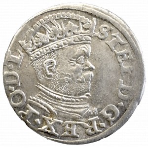 Stefan Batory, Trojak 1586, Ryga - nieopisany PO•D•L