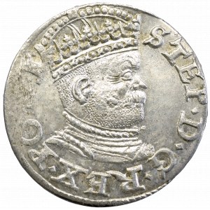 Stefan Batory, Trojak 1586, Ryga