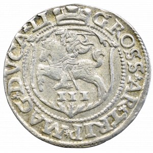 Zygmunt II August, Trojak 1563, Wilno