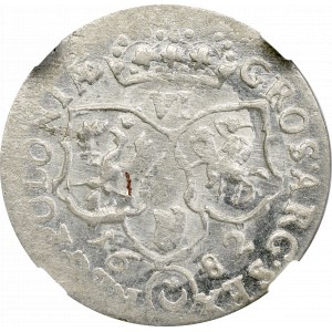 Jan III Sobieski, Szóstak 1682, Bydgoszcz - NGC MS62