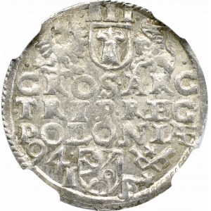 Zygmunt III Waza, Trojak 1594, Poznań - nieopisany 94• NGC MS64 