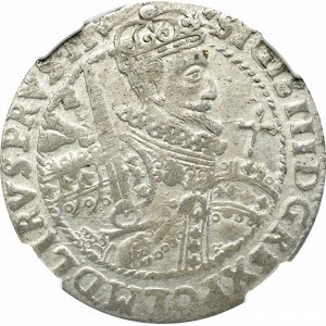 Zygmunt III Waza, Ort 1622, Bydgoszcz - PRVS M NGC AU55 