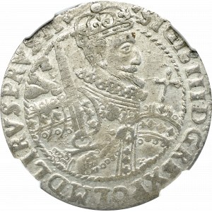 Zygmunt III Waza, Ort 1622, Bydgoszcz - PRVS M NGC AU55 