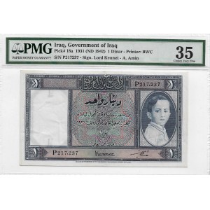 Irak, 1 Dinar 1931 - PMG 35