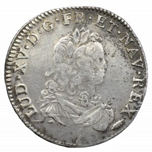 Francja, Ludwik XV, 1/3 ecu 1721 Amiens 