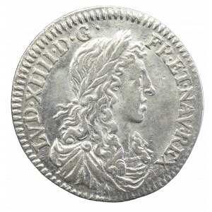 Francja, Ludwik XIV, 1/12 ecu 1660 