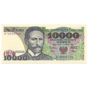 Polska, PRL i III RP, 10 000 złotych 1987 A