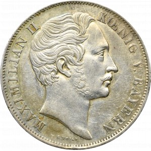 Germany, Bayern, Maximilian II, 2 gulden 1855