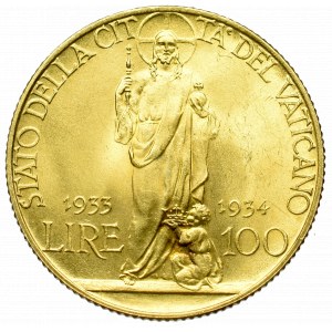 Watykan, 100 Lirów 1933-1934