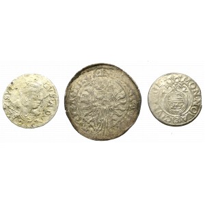Zestaw trzech ciekawych monet związanych z Polską