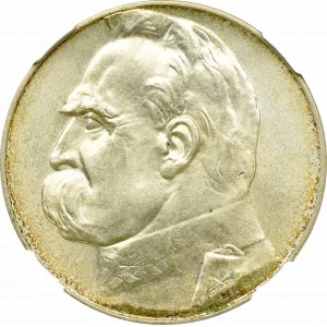 II Rzeczpospolita, 5 złotych 1936, Piłsudski - NGC MS64