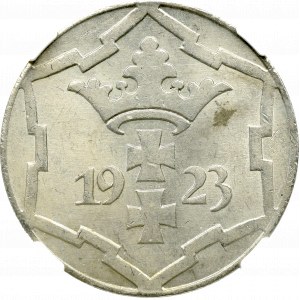 Wolne Miasto Gdańsk, 10 fenigów 1923 - NGC MS64