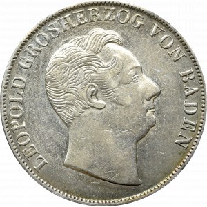 Germany, Baden, Leopold, 1 gulden 1850