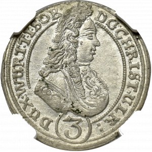 Austria, 3 kreuzer 1698 Prague