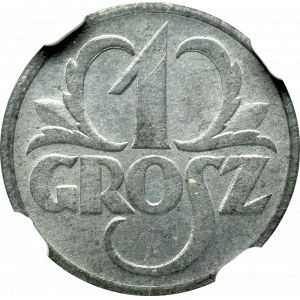 Generalna Gubernia, 1 Grosz 1939 - NGC MS64