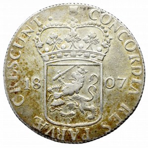 Niderlandy, Republika Batawska, Srebrny dukat (rijksdaalder) 1807 Utrecht