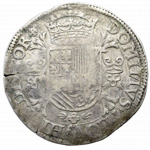 Netherlands under Spain, Philip II, Philipsdaalder 1558 Geldria Countermark for Holland