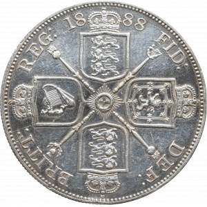 Wielka Brytania, 2 floreny 1888