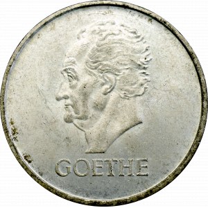 Niemcy, 3 marki 1932 D, Goethe, 100 rocznica śmierci Johanna Wolfganga von Goethe 