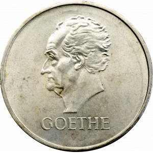 Niemcy, 3 marki 1932 D, Goethe, 100 rocznica śmierci Johanna Wolfganga von Goethe 