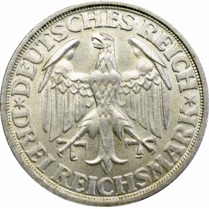 Niemcy, 3 marki 1928 D, 1000 lecie Monachium