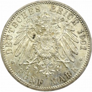 Niemcy, 5 marek 1901 A, 200 rocznica ustanowienia Królestwa Prus