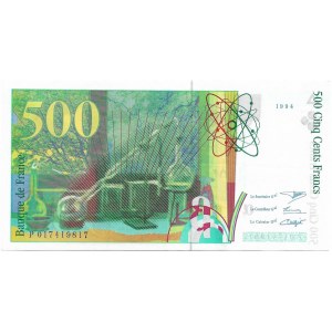 France, 500 francs 1994