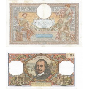 France, 100 fancs 1939 and 1966