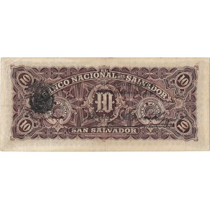 Salvador, 10 pesos 1911