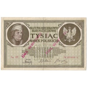 Polska, II Rzeczpospolita, 1000 Marek Polskich 1919 - Falsyfikat z epoki