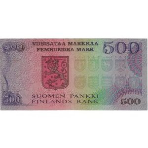 Finland, 500 markkaa 1975
