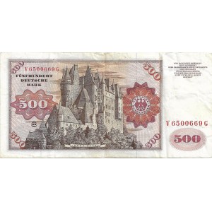 Germany, 500 mark 1977