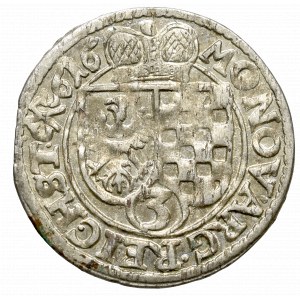 Śląsk, Jan Krystian Brzeski i Jerzy Rudolf Legnicki, 3 krajcary 1616, Złoty Stok