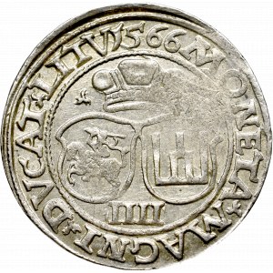 Sigismund II Augustus, 4 groschen 1566 Vilnius