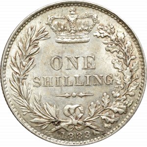 Wielka Brytania, 1 schilling 1883