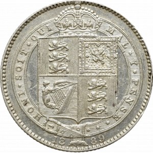Wielka Brytania, 1 schilling 1889