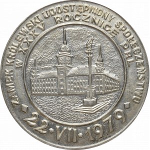 PRL, Medal Zamek Królewski w Warszawie 1979 srebro
