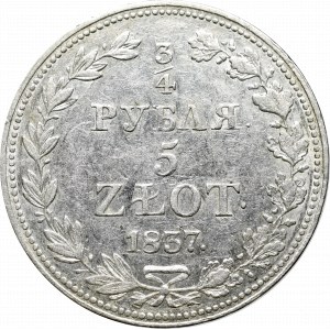 Zabór rosyjski, 3/4 rubla = 5 złotych 1836 MW, Warszawa 