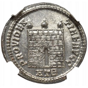 Roman Empire, Licinius I, Follis Heraclea NGC MS