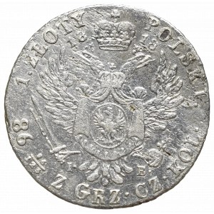 Królestwo Kongresowe, Aleksander I, 1 złoty 1818 IB