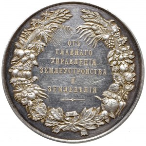 Russia, Nicholas II, Medal Ministry of agriculture 1894