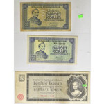 Collection of 105 pcs banknotes Czechoslovakia and Protectorat