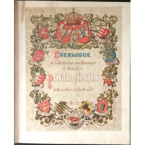 Emeryk hrabia Hutten-Czapski „Catalogue de la Collection des Medailles et Monnaies Pollonaises” tom I, rok 1871