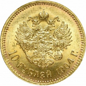 Rosja, Mikołaj II, 10 Rubli 1904 АР